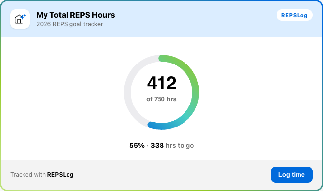 REPS goal progress card in ChatGPT